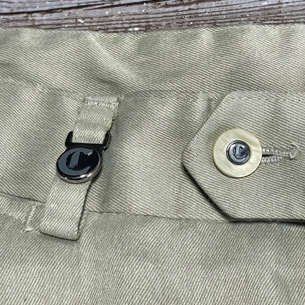 Callaway Golf Apparel Men's Pleated Pants 36W x 34L Beige Pro‎ Spin Cotton